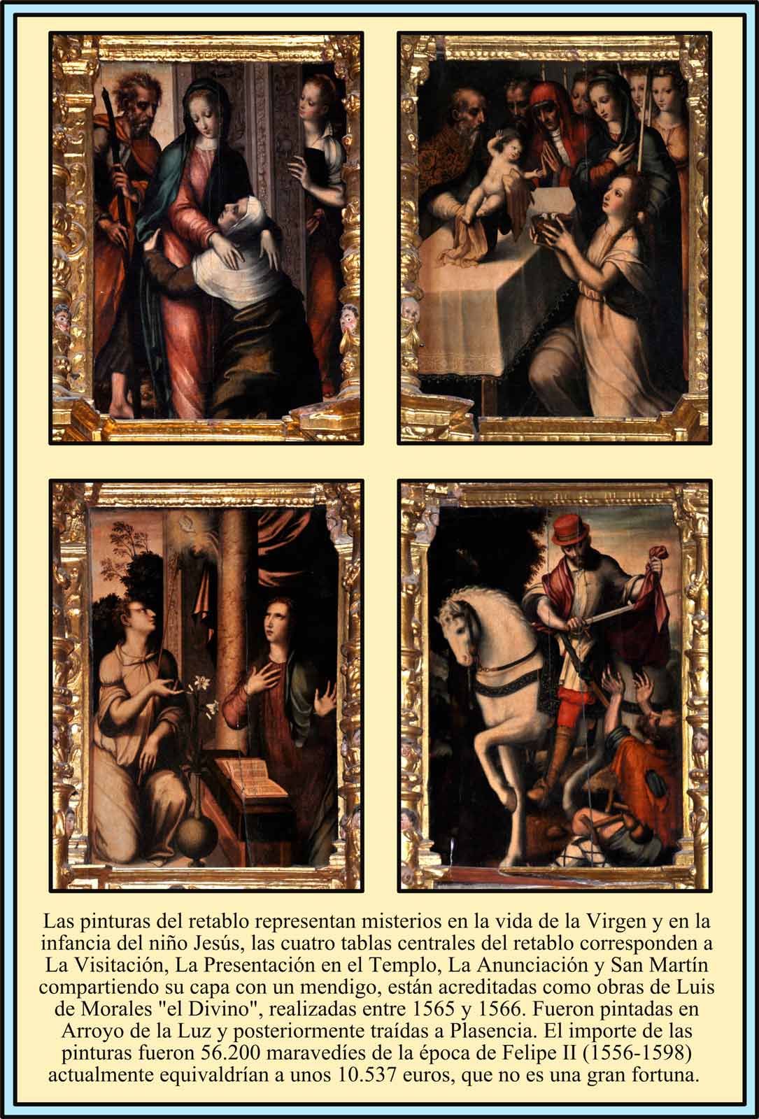 Plasencia Tablas del Divino Morales en San Martín